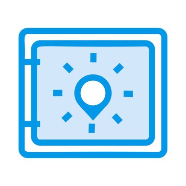 güvenli simge vektör illüstrasyonu 