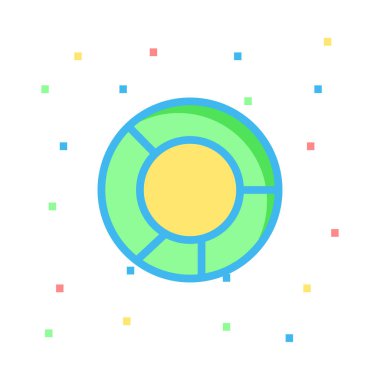 yaşam şamandırası vektör illüstrasyonu 