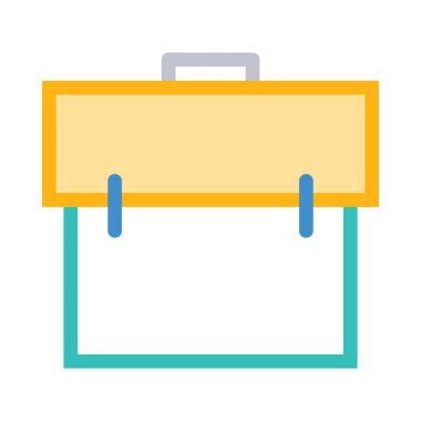 çanta simgesi vektör illüstrasyonu 