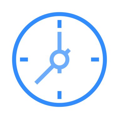 Saat simgesi vektör illüstrasyonu 