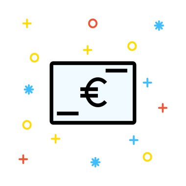 para simgesi vektör illüstrasyonu 