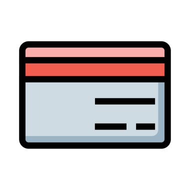 kart simge vektör çizim 