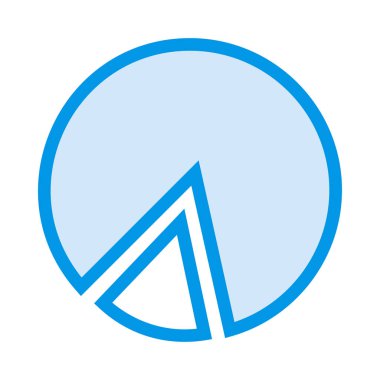 Diyagram simgesi vektör illüstrasyonu 