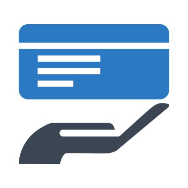 kart simge vektör çizim 