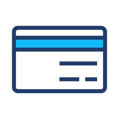 kart simge vektör çizim 