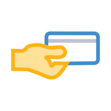 kart simge vektör çizim 