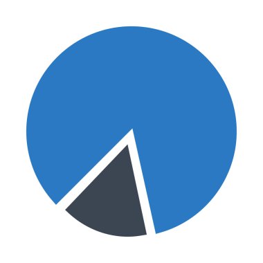 Diyagram simgesi vektör illüstrasyonu 