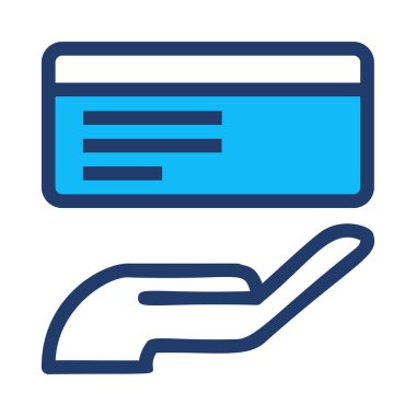 kart simge vektör çizim 