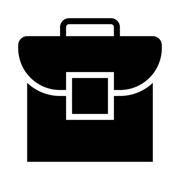 Επιχειρηματική Τσάντα Λευκό Φόντο Εικονογράφηση Διάνυσμα — Διανυσματικό Αρχείο