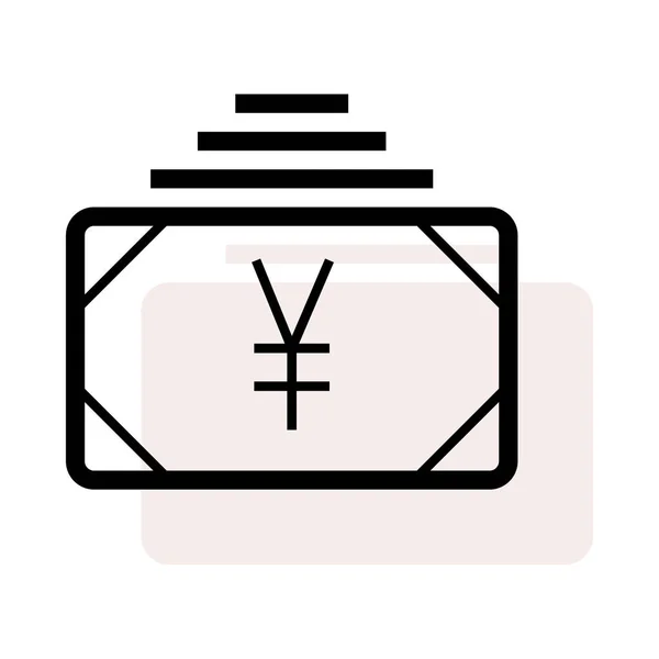 Geld Symbol Vektor Illustration — Stockvektor