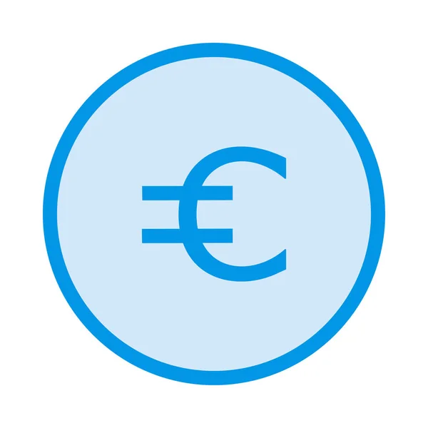 Euroweb Ikon Vektor Illusztráció — Stock Vector