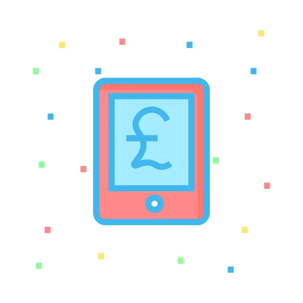 Signo Dinero Icono Vector Ilustración — Vector de stock