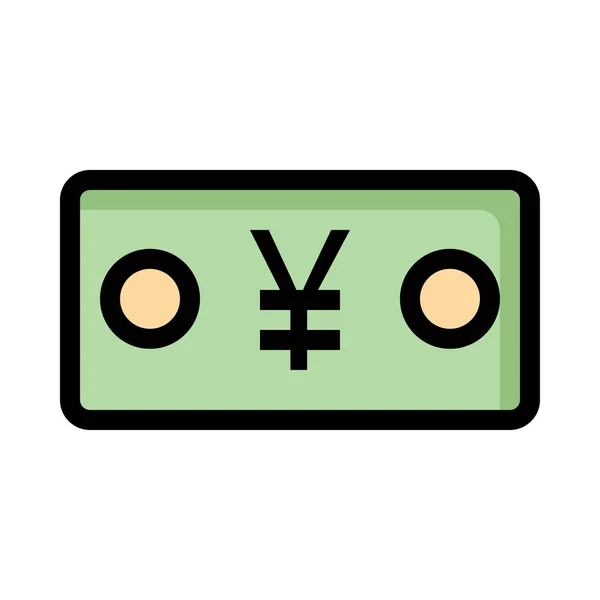 Geld Pictogram Vector Illustratie — Stockvector