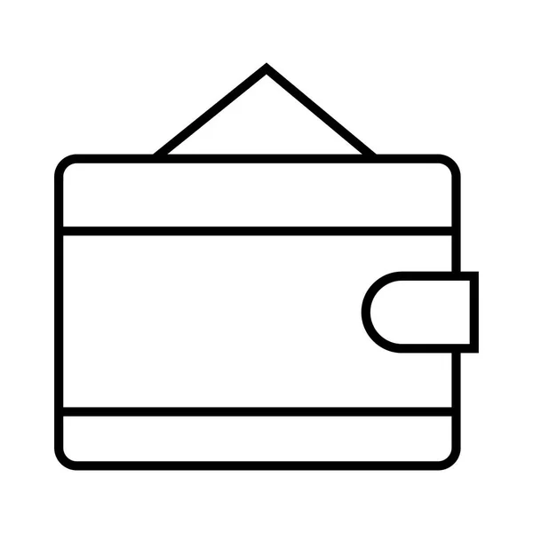 Portemonnaie Web Symbol Vektorillustration — Stockvektor