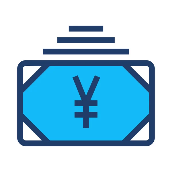 Geld Symbol Vektor Illustration — Stockvektor