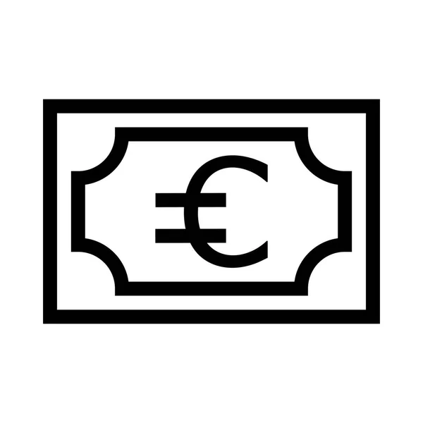 Dinero Icono Vector Ilustración — Archivo Imágenes Vectoriales