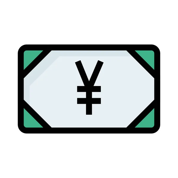 Pengar Ikon Vektor Illustration — Stock vektor