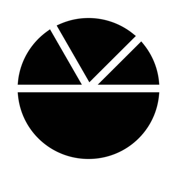 Diagrama Icono Vector Ilustración — Vector de stock