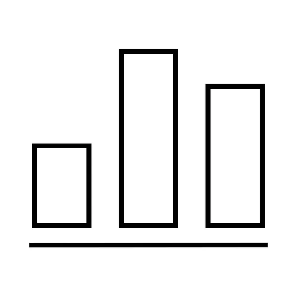 Diagramm Symbol Vektor Illustration — Stockvektor