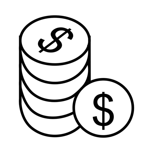 Money Sign Vector Illustration — Stock Vector