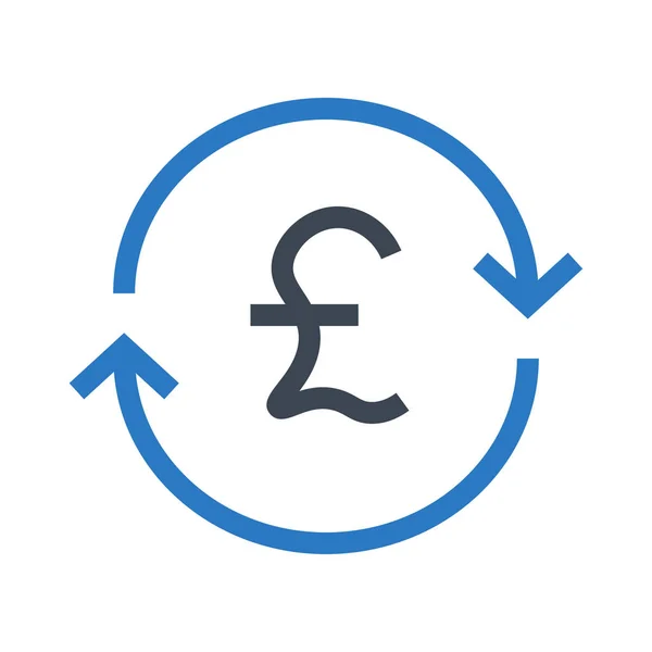 Geld Zeichen Symbol Vektor Illustration — Stockvektor