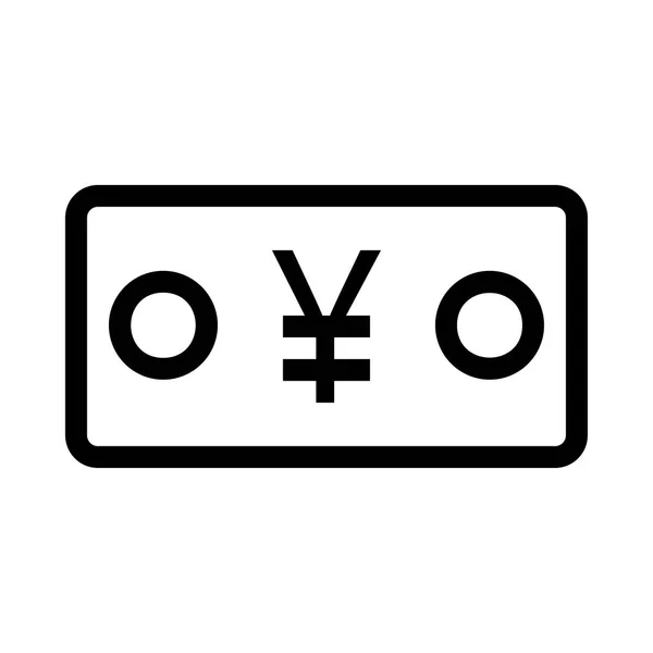 Geld Symbol Vektor Illustration — Stockvektor