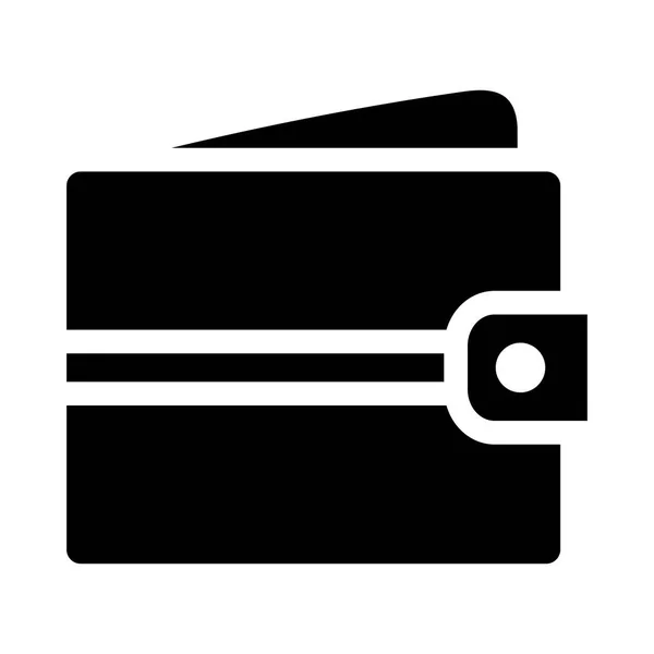 Бумажник Изолирован Белом Фоне Вектор — стоковый вектор