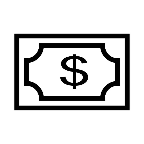 お金のアイコンベクトルイラスト — ストックベクタ