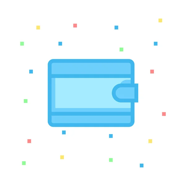 Wallet Icon Vector Illustration — Stock Vector