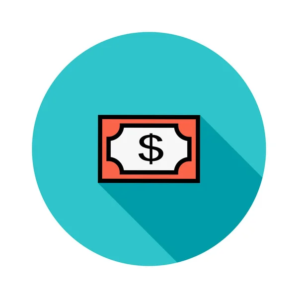 Geld Pictogram Vector Illustratie — Stockvector