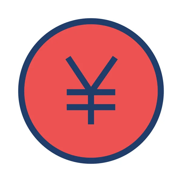 Geld Zeichen Symbol Vektor Illustration — Stockvektor