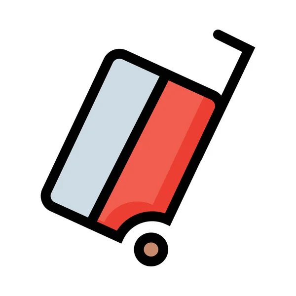 Luggage Icon Vector Illustration — Stock Vector