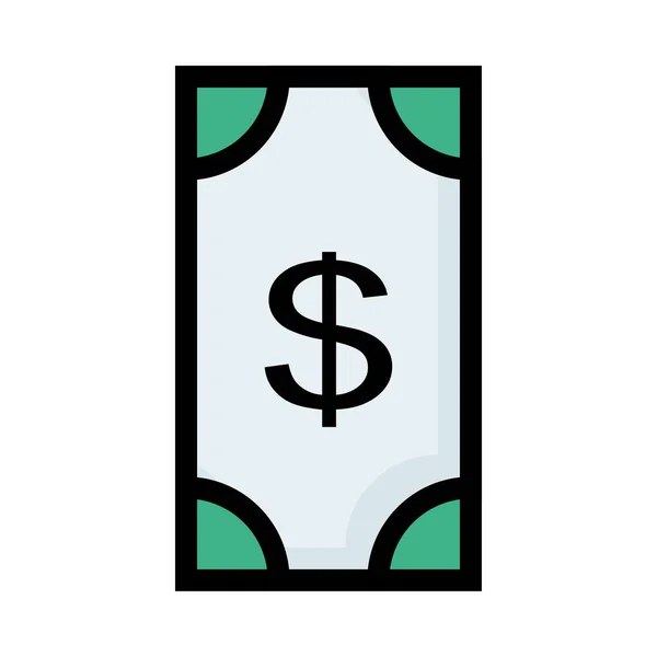 Εικονογράφηση Διανύσματος Εικονιδίου Χρημάτων — Διανυσματικό Αρχείο