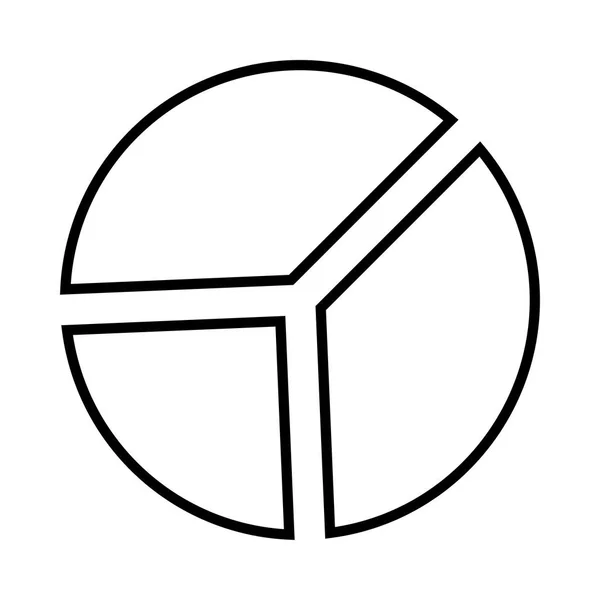 Diagramm Symbol Vektor Illustration — Stockvektor