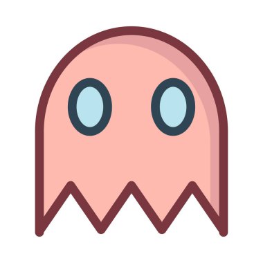 canavar simgesi vektör illüstrasyonu 