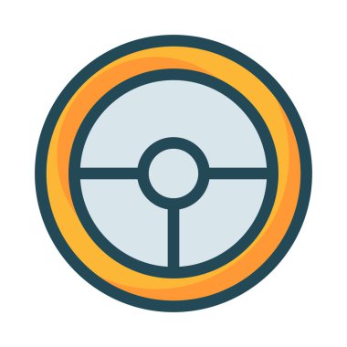 Çember ikon vektör illüstrasyonu 