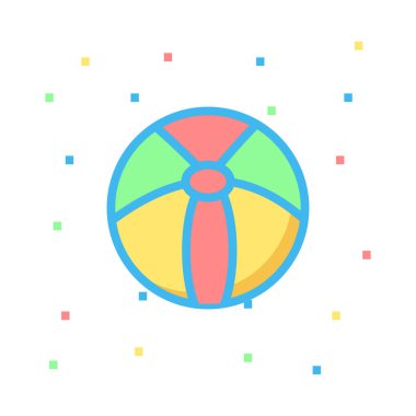 topu simge vektör çizim. Spor