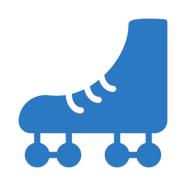 Paten ayakkabı web simgesi, vektör çizim 