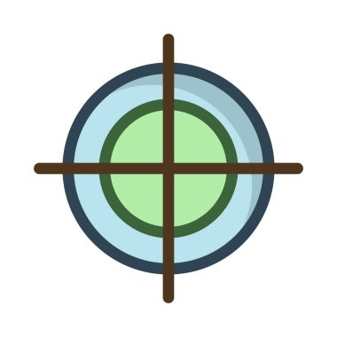 hedef web simge vektör çizim 