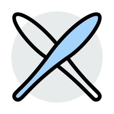 beysbol yarasa simgesi vektör illüstrasyonu 