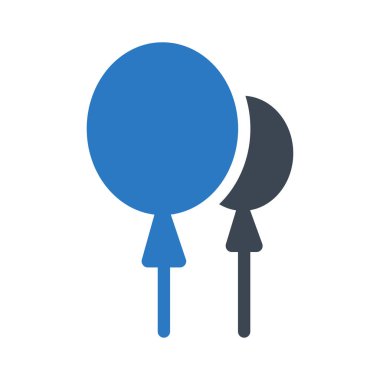 Festival Sisme Balonlar, vektör çizim