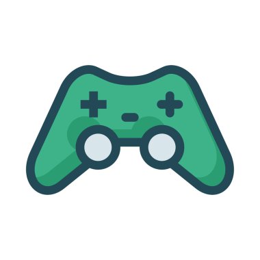 Video oyunu simgesi, vektör illüstrasyonu 