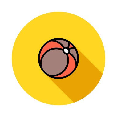 topu simge vektör çizim. Spor