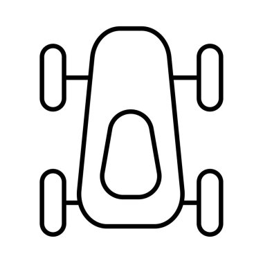 araba simgesi vektör illüstrasyonu 