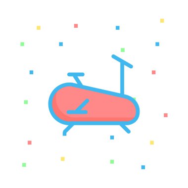 bisiklet ağı simgesi, vektör illüstrasyonu 