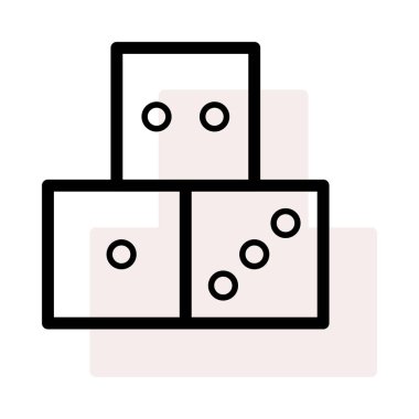 zar simgesi vektör illüstrasyonu 