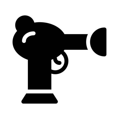 silah simgesi vektör illüstrasyonu 