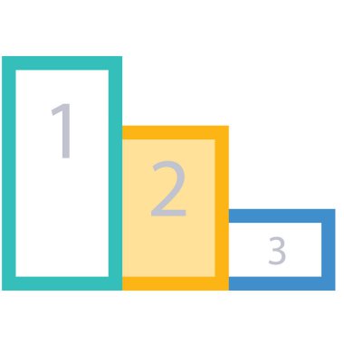 zafer merdiven simge vektör çizim 