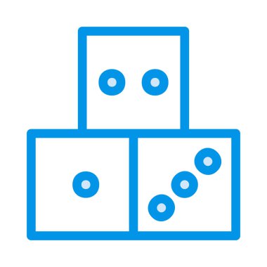 zar simgesi vektör illüstrasyonu 