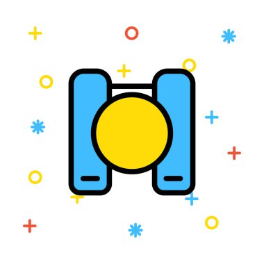 joystick simgesi vektör illüstrasyonu 